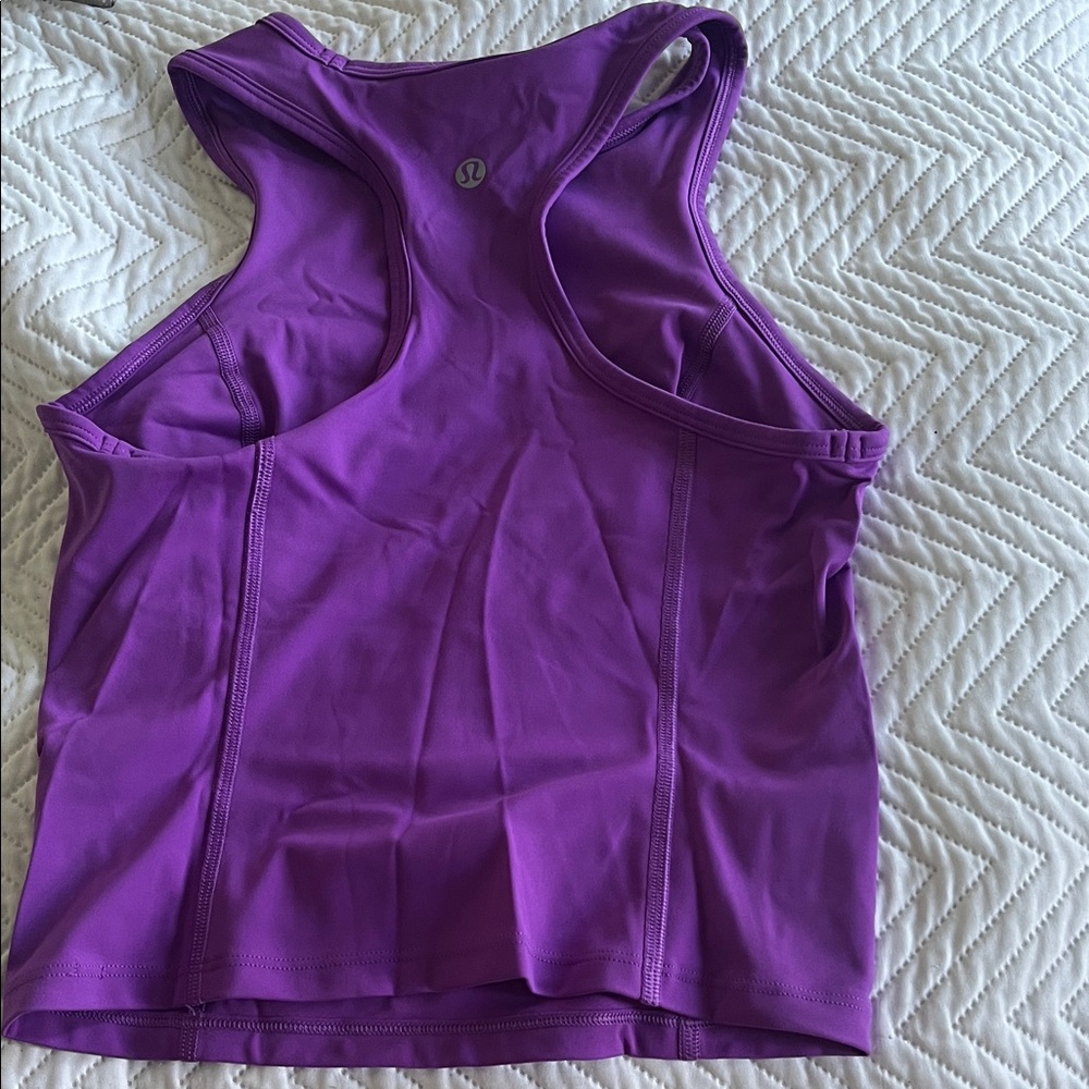 LULULEMON RACER BACK Purple Athletic Tank Top
